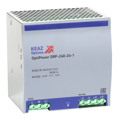 Блок питания OptiPower DRP-240-24-1 КЭАЗ 284549 в г. Санкт-Петербург 