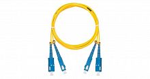 NMF-PC2S2C2-SCU-SCU-002 Патч-корд  волоконно-оптический соед. одномод. 9/125мкм стандарта OS2 SC/UPC-SC/UPC двойн. LSZH нг(В)-HFLTx 2мм желт. 2м NIKOMAX 