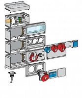 Панель лицевая 2отв (63А 2х10/16А)1ряд ABB 2CMA191083R1000 в г. Санкт-Петербург 