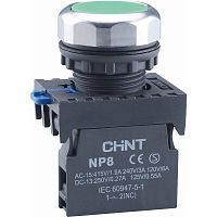 Кнопка управления NP8-10BN/3 без подсветки зел. 1НО IP65 (R) CHINT 667232 в г. Санкт-Петербург 