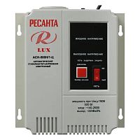 63/6/39 Стабилизатор напряжения АСН-500Н/1-Ц LUX Ресанта 