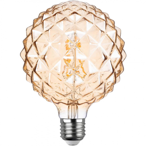 Лампа светодиодная филаментная REV VINTAGE GOLD G125 Е27 5W теплый свет груша 32449 2 в г. Санкт-Петербург  фото 2