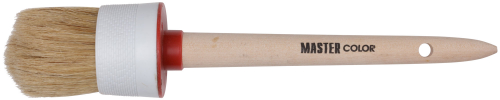 Круглая кисть, натур. щетина, 55% топс, деревянная ручка, Ø55 мм в г. Санкт-Петербург 