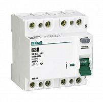 Выключатель дифференциального тока (УЗО) 4п 80А 30мА тип AC 6кА УЗО-03 SchE 14082DEK в г. Санкт-Петербург 