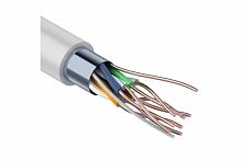 Кабель витая пара F/UTP кат.5E 4х2х24AWG solid CU PVC сер. (м) Rexant 01-0143 в г. Санкт-Петербург 