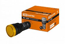 SQ0702-0052 Лампа AD-16DS(LED)матрица d16мм желтый 12В AC/DC TDM