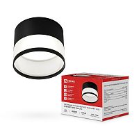 4690612057996 Светильник НПБ-SOFT-GX53 TB-FL-BL 82х70мм потолочн. под GX53 матов. плафон черн. IN HOME 