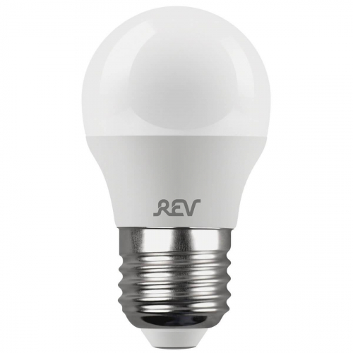 Лампа светодиодная REV G45 Е27 7W 4000K нейтральный белый свет шар 32343 3 в г. Санкт-Петербург  фото 2