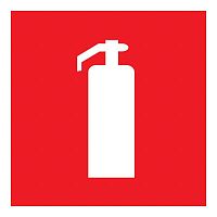 Табличка ПВХ знак пожарной безопасности "Огнетушитель" 200х200мм Rexant 56-0051-2 в г. Санкт-Петербург 