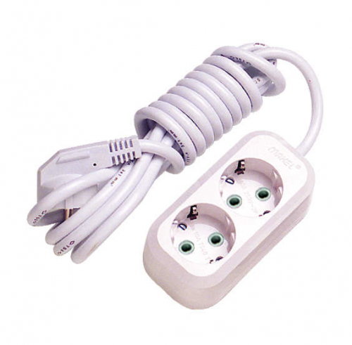 MGP119 Удлинитель 2х15м с заземл. 16А IP20 Makel 