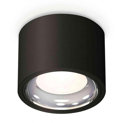 Комплект накладного светильника Ambrella light Techno Spot XS7511011 SBK/PSL черный песок/серебро полированное (C7511, N7023) в г. Санкт-Петербург 