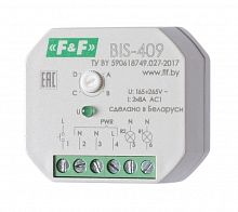 EA01.005.009 Реле импульсное BIS-409 (4 функции; управление двумя нагрузками; для установки в монтаж. коробку d60мм) F&F 