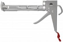 Пистолет для герметика 225 мм полукорпусной, усиленный хромированный, зубчатый шток в г. Санкт-Петербург 