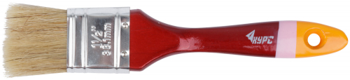 Кисть флейцевая "Мастер", натур. щетина, деревянная ручка 1.5" (38 мм) в г. Санкт-Петербург 