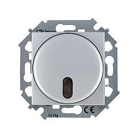 1591713-033 Механизм светорегулятора Simon15 500Вт 230В проходной с управлением от ИК пульта винт. зажим алюм. Simon 