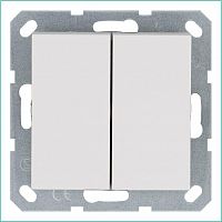 G3013W Переключатель перекрестный 1-кл. 10А IP20 механизм бел. глянцевый Jasmart 