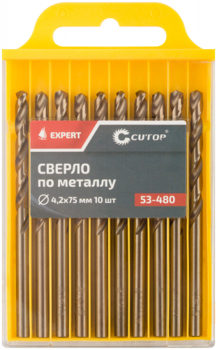 Сверло по металлу Cutop EXPERT, 4.2х75 мм (10 шт) в г. Санкт-Петербург  фото 3