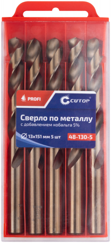 Сверло по металлу Cutop Profi с кобальтом 5%, 13 x 151 мм (5 шт) в г. Санкт-Петербург  фото 3