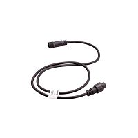 UL-00013223 Удлинитель для гирлянд UCX-F90 E/1M/BK серии F90PRO 1м статика/мерцание IP67 черн. Uniel 