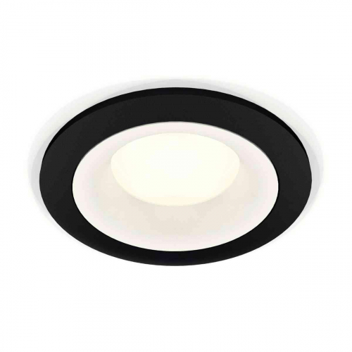 Комплект встраиваемого светильника Ambrella light Techno Spot XC7622001 SBK/SWH черный песок/белый песок (C7622, N7010) в г. Санкт-Петербург 