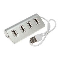 Разветвитель 4 USB-port серебр. Rexant 18-4106 в г. Санкт-Петербург 