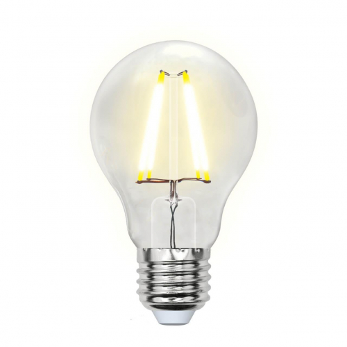 Лампа светодиодная филаментная Uniel E27 8W 4000K прозрачная LED-A60-8W/NW/E27/CL PLS02WH UL-00001372 в г. Санкт-Петербург 