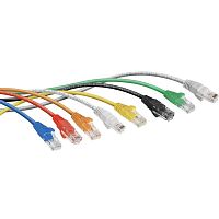 11173c Патч-корд U/UTP кат.6 PC-UTP-RJ45-Cat.6-0.3m-RD-LSZH 2xRJ45/8p8c неэкранир. LSZH 0.3м красн. Cabeus 