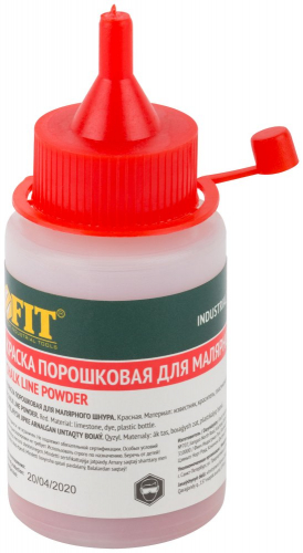 04697 Краска разметочная для ударного шнура 50г красн. FIT 