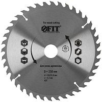 37756 Диск пильный для циркулярных пил по дереву 230х30/25.4х40T FIT 