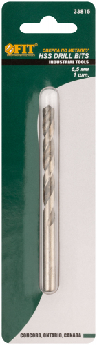 Сверло по металлу HSS полированное в блистере 6.5 мм ( 1 шт.) в г. Санкт-Петербург  фото 3