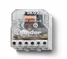 260482300000 Реле шаговое электромеханич. 2NO 10А 4 состояния AgNi 230В AC монтаж в коробке IP20 FINDER 