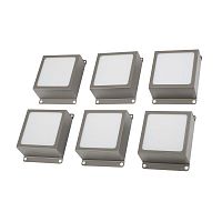 5060173 Светильник светодиодный PPL 089/G OPAL 42Вт 6500К IP40 GREY ДВО/ДПО домино в потолок Грильято (комплект 6шт) сер. Pro+ JazzWay 