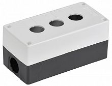 BKP10-3-K01-R Корпус КП103-Р 3-м для кнопок бел. IEK 