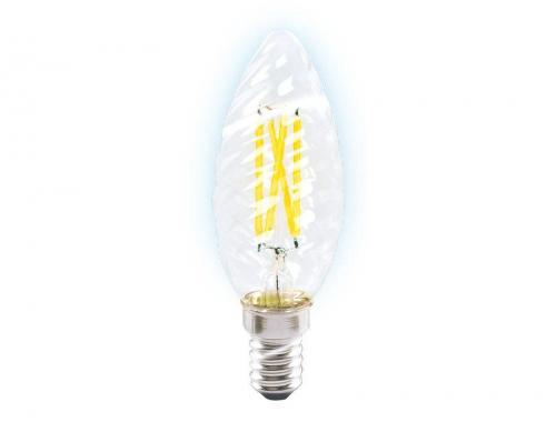 Лампа светодиодная филаментная Ambrella light E14 6W 6400K прозрачная 202126 в г. Санкт-Петербург  фото 3