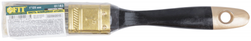 Кисть флейцевая "Стайл", искусственная черно-белая щетина, деревянная ручка  1" (25 мм) в г. Санкт-Петербург  фото 3