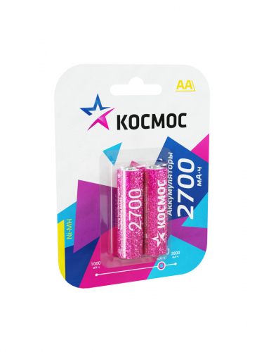 Аккумулятор R6 (AA) Ni-Mh 2700MAh Космос в г. Санкт-Петербург 