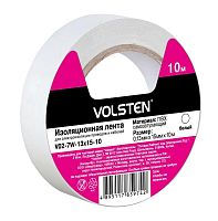 10289 Изолента V02-7W-13х15-10 0.13х15мм (рул.10м) бел. Volsten 