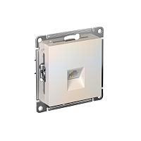 ATN000481 Розетка телефонная 1-м СП AtlasDesign RJ11 механизм жемчуж. SE 