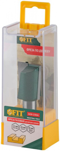 3638-123026 Фреза пазовая для врезки замков DхHхL=26х30х65мм FIT  фото 3