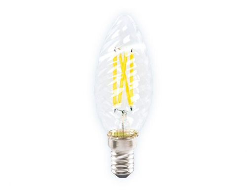 Лампа светодиодная филаментная Ambrella light E14 6W 4200K прозрачная 202124 в г. Санкт-Петербург  фото 3