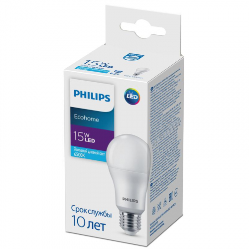 Лампа светодиодная Ecohome LED Bulb 15Вт 1450лм E27 865 RCA Philips 929002305317 в г. Санкт-Петербург  фото 2