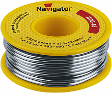 93781 Припой 93 781 NEM-Pos05-63K-1.5-K50 (ПОС-63 катушка 1.5мм 50г) NAVIGATOR 