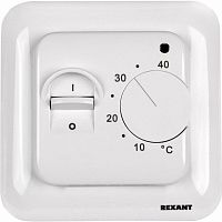 Термостат механический R70XT (OTN-1991; RTC 70.26; MST-1; MT-26; MTT-2; M5.713) 16А 3.6кВт для теплых полов датчик пола бел. Rexant 51-0531 в г. Санкт-Петербург 