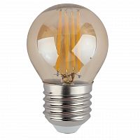 Лампа светодиодная филаментная ЭРА E27 9W 4000K золотая F-LED P45-9w-840-E27 gold Б0047031 в г. Санкт-Петербург 