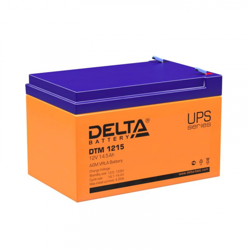 Аккумулятор UPS 12В 14.5А.ч Delta DTM 1215 в г. Санкт-Петербург 