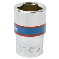 Головка торцевая стандартная шестигранная 1/4', 11 мм