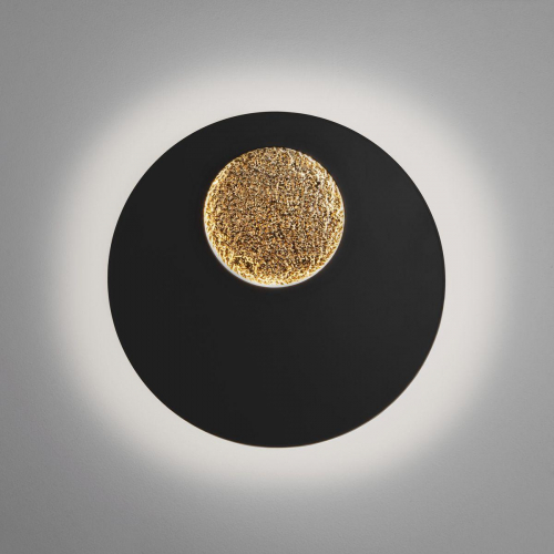 Настенный светодиодный светильник Elektrostandard Areola 40150/1 Led черный/золото a055768 в г. Санкт-Петербург  фото 3
