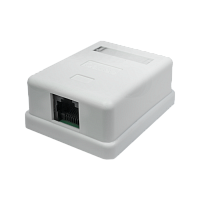 10-0307-1 Розетка компьютерная 8P8C RJ-45 UTP кат.5E 1 порт (DIY) SUPRLAN 