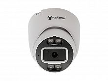 Видеокамера IP 2Мп купольная с PoE ИК-20м (2.8мм) встроенный микрофон Optimus CCTV IP-E022.1(2.8)MPE_V.2