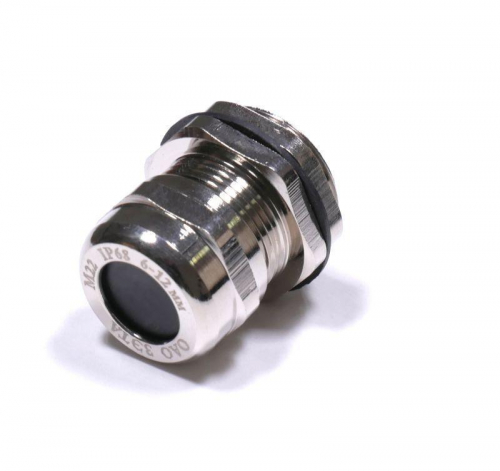 zeta30133 Ввод кабельный М22 IP68 d10-14мм латунь ГОФРОМАТИК 